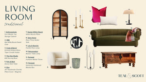Living Room - Shop the Look Design Board