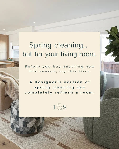 Spring cleaning designer tips